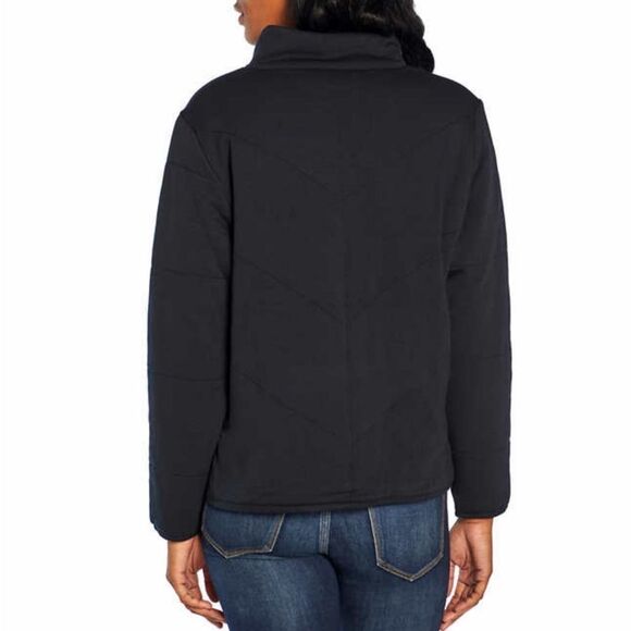 NWT 🏷 Quilted Knit Black Jacket, Brand: Three Dots, Women’s Small - Picture 3 of 6